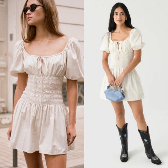 FAITHFULL THE BRAND Women's Aya‎ Mini Dress US 2 180$ Summer Vacation Spring - Picture 1 of 4